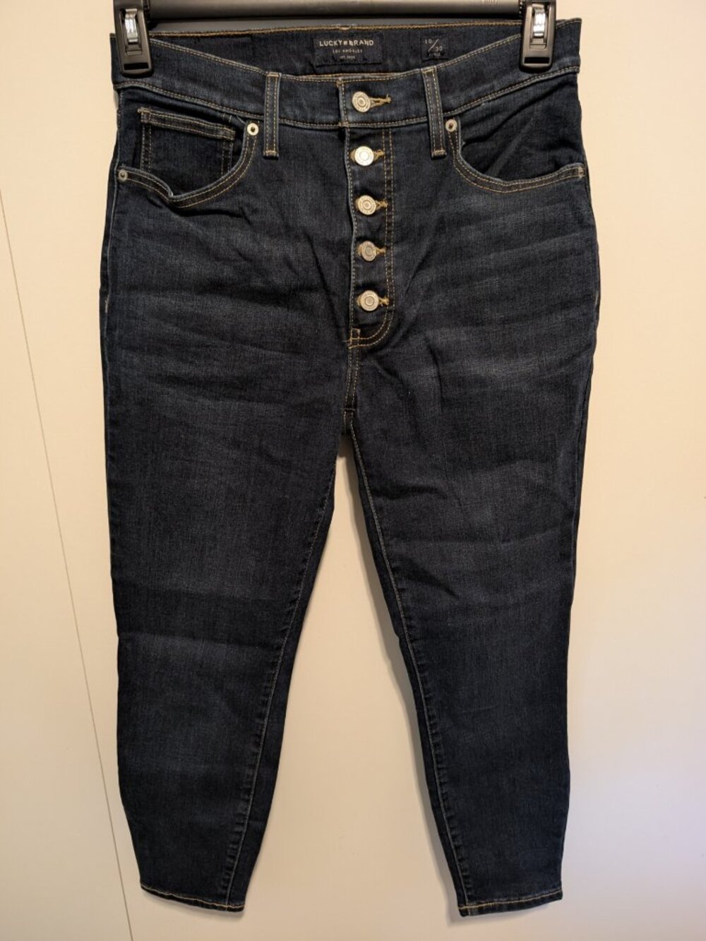 Lucky Brand Bridgette High-Rise Skinny Ankle Jeans 10x30